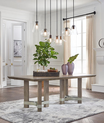 Chrestner Dining Table in Gray