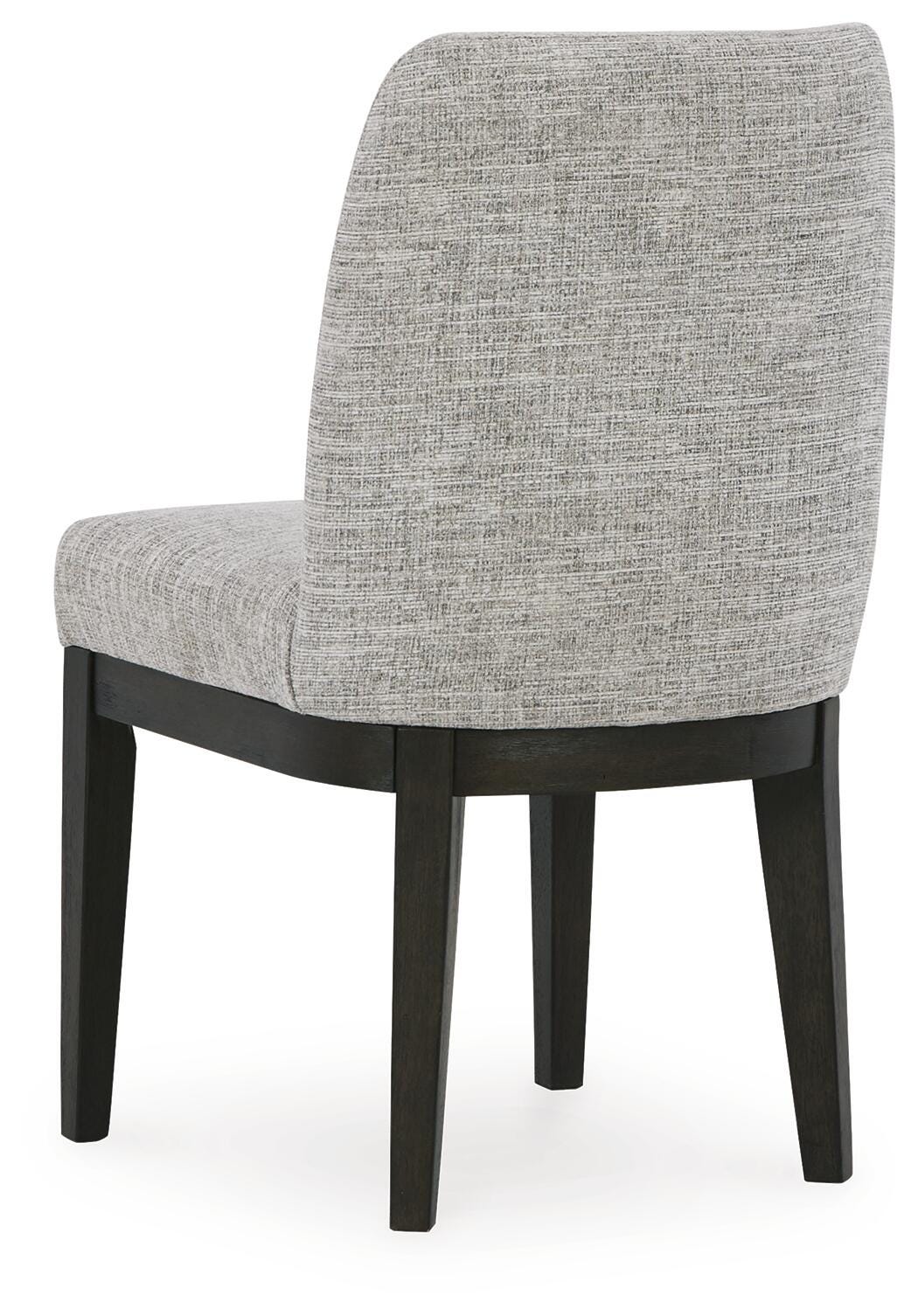 Burkhaus Dining Chair in Beige/Dark Brown, back view