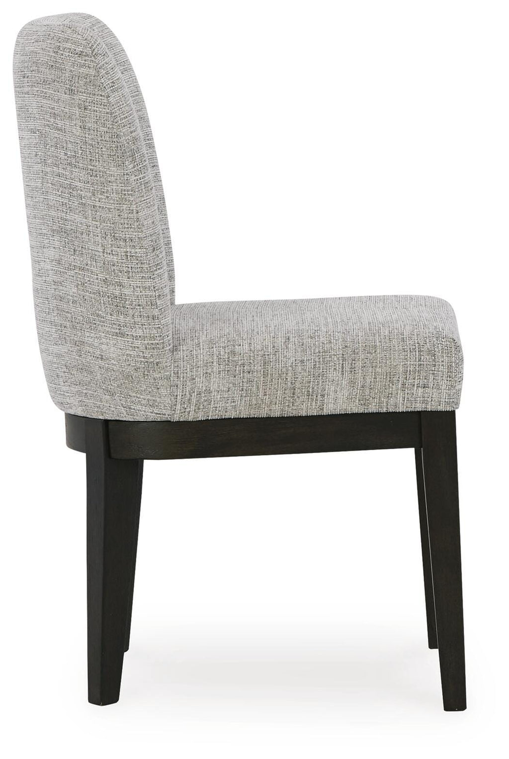 Burkhaus Dining Chair in Beige/Dark Brown, side view