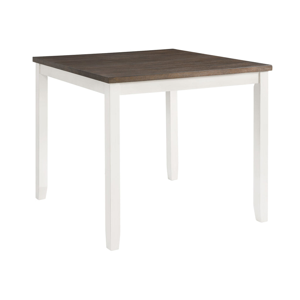 Martin 5Pc Counter Set (Dark Brown Top - White Base)