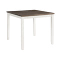 Martin 5Pc Counter Set (Dark Brown Top - White Base)