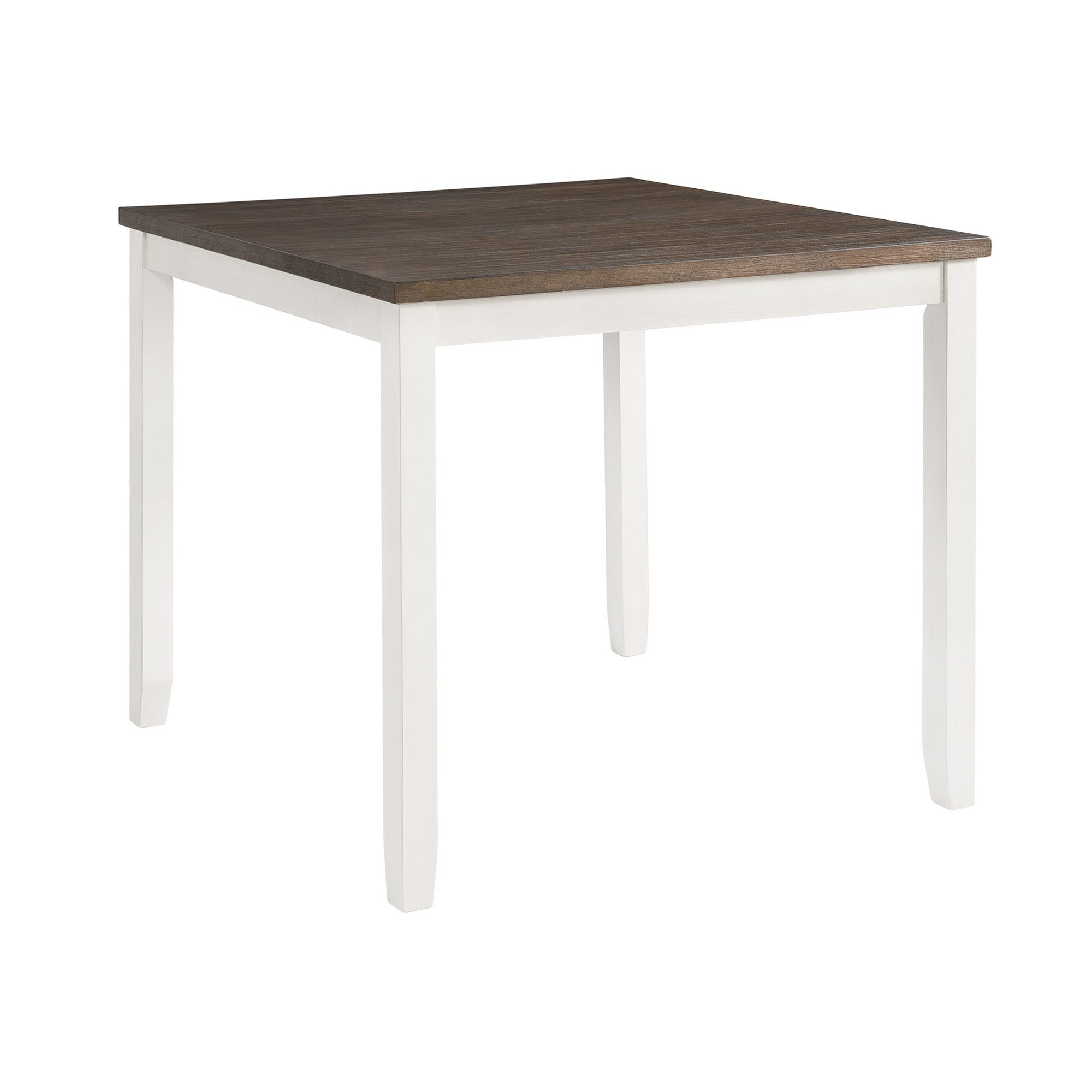 Martin 5Pc Counter Set (Dark Brown Top - White Base)