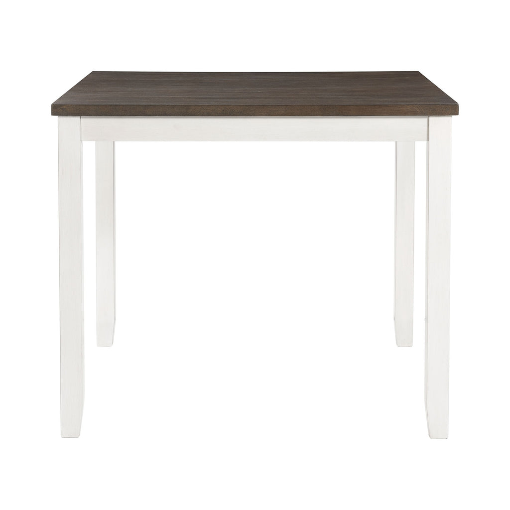 Martin 5Pc Counter Set (Dark Brown Top - White Base)