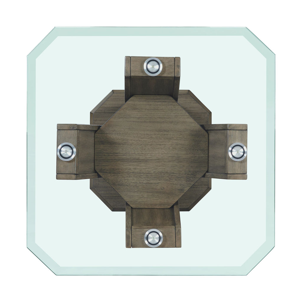 Dapper Square End Table Grey