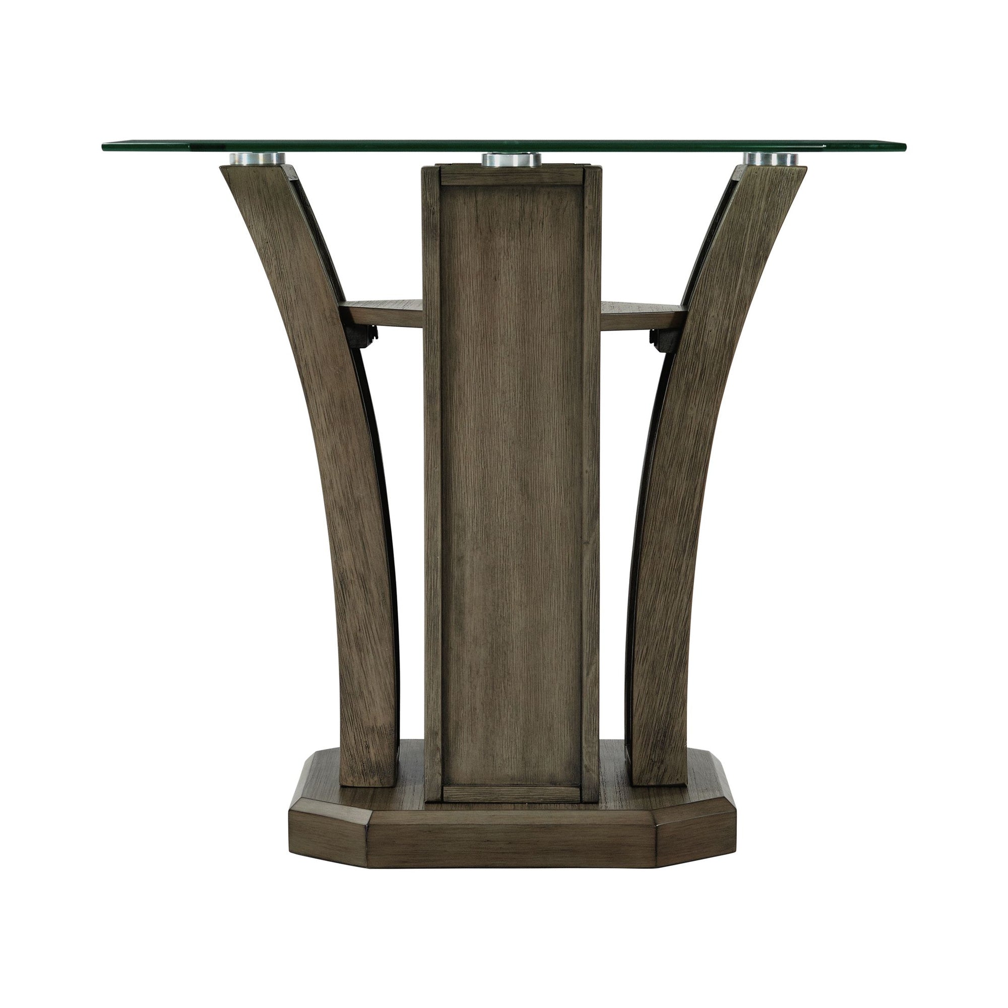 Dapper Square End Table Grey