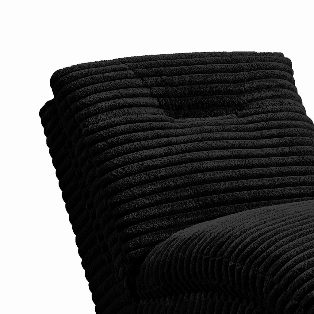 Dominick Ii Chaise In Masis Black