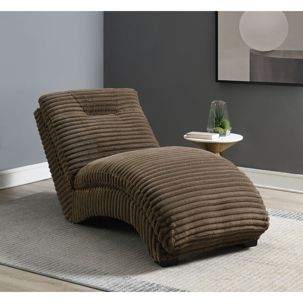 Dominick Ii Chaise In Masis Cocoa