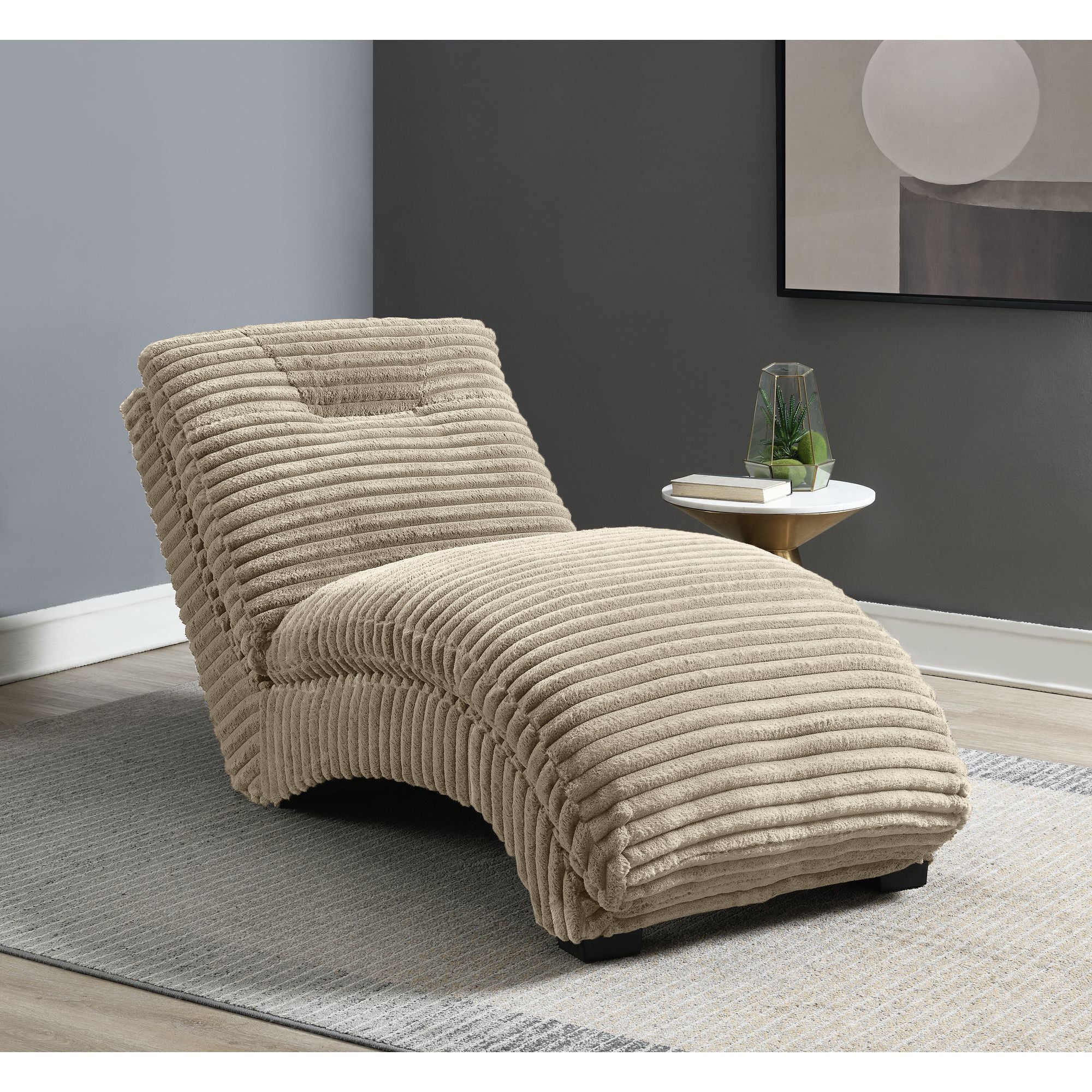 Dominick Ii Chaise In Masis Taupe