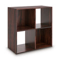 Glosmount Four Cube Organizer in Cherry/Light Brown, angle view