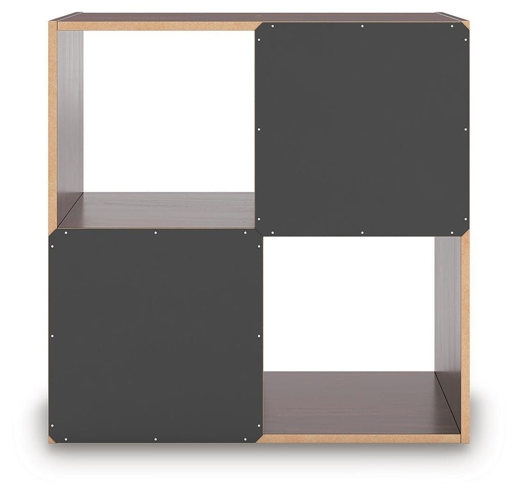Glosmount Four Cube Organizer in Cherry/Light Brown, back view