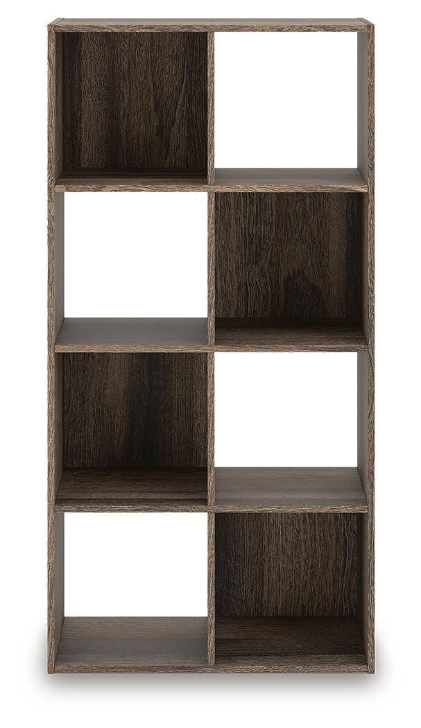 Shallifer Eight Cube Organizer in Brown, front view