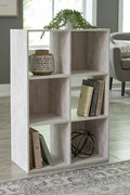 Paxberry Six Cube Organizer in Whitewash