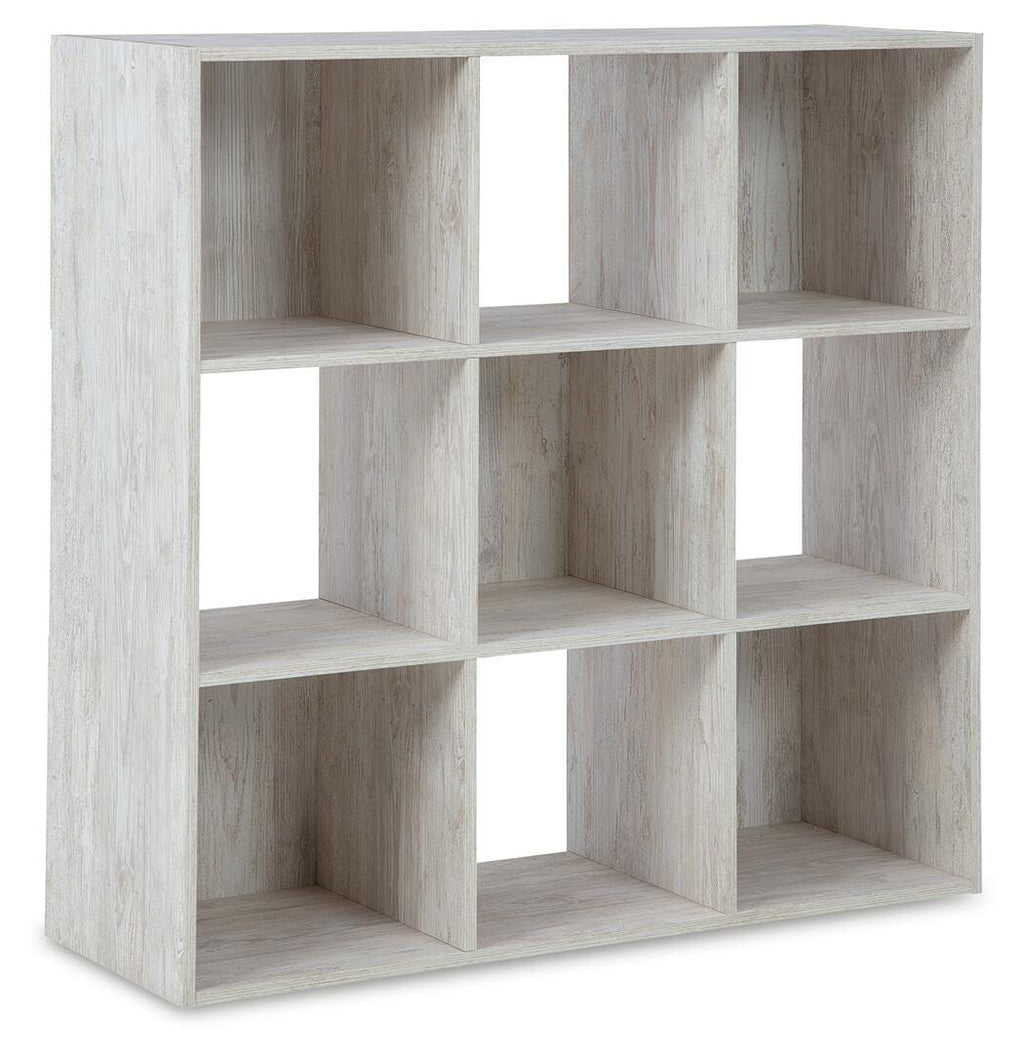 Paxberry Nine Cube Organizer in Whitewash, alternate view 2