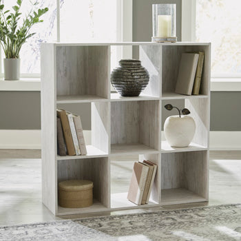 Paxberry Nine Cube Organizer in Whitewash