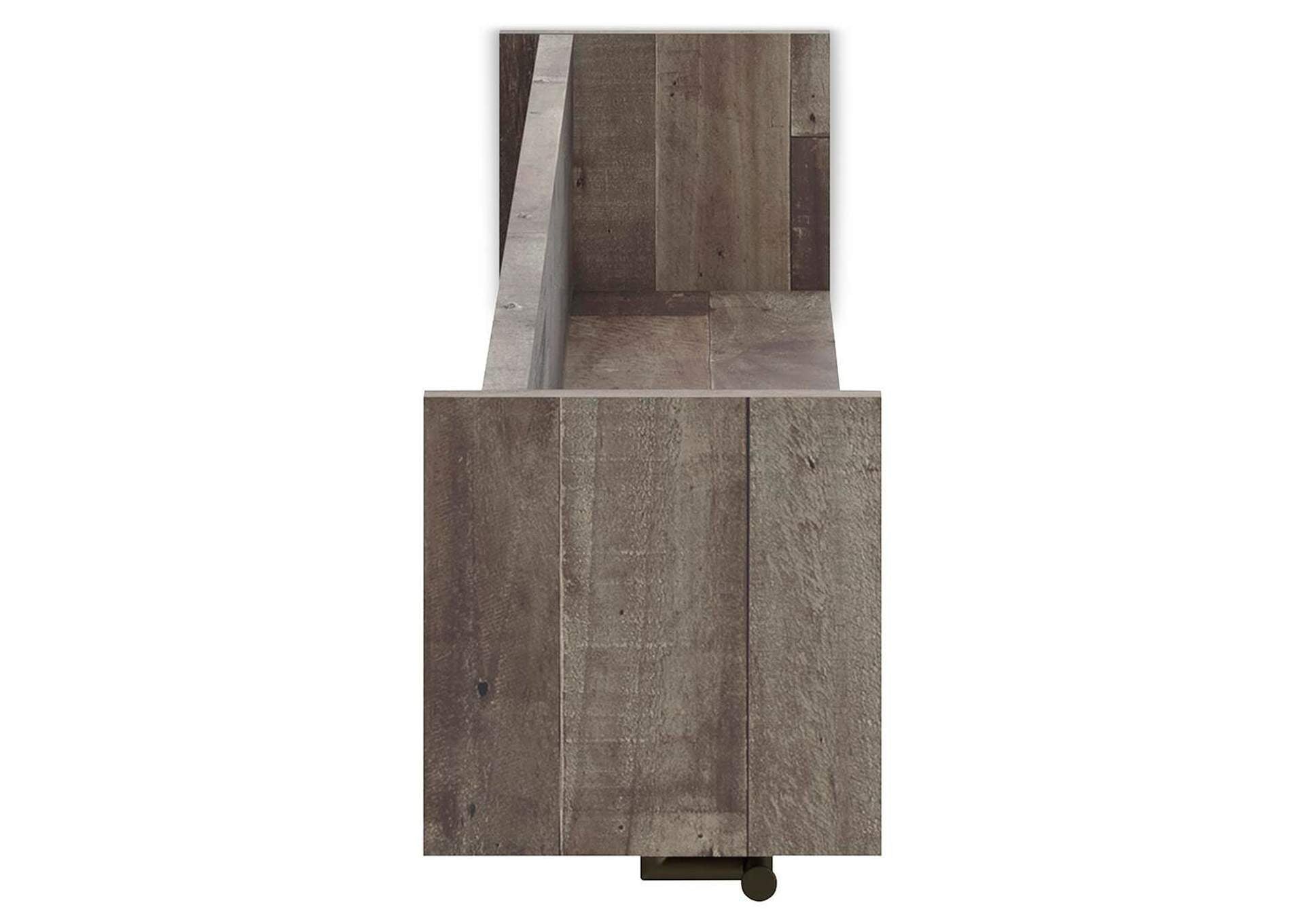 Neilsville Wall Mounted Coat Rack with Shelf side view