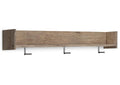 Oliah Wall Mounted Coat Rack with Shelf