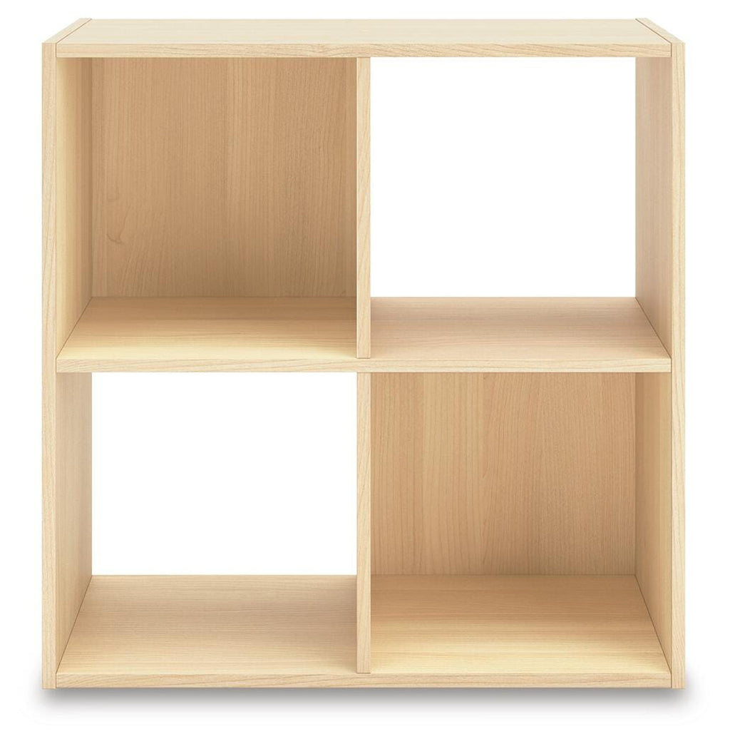 Piperton Four Cube Organizer in Tan, front view