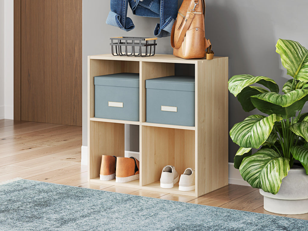 Piperton Four Cube Organizer in Tan, alternate view 3