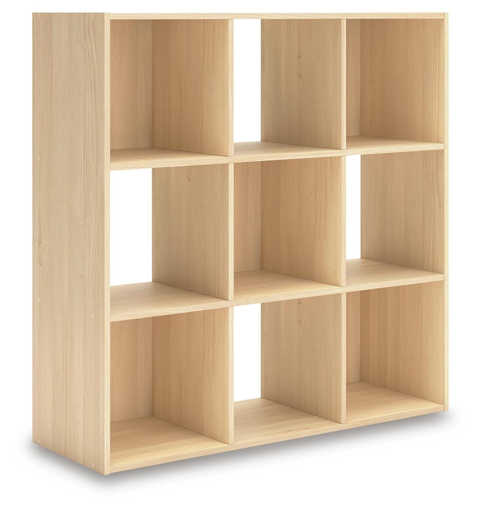 Piperton Nine Cube Organizer in Tan, angle view