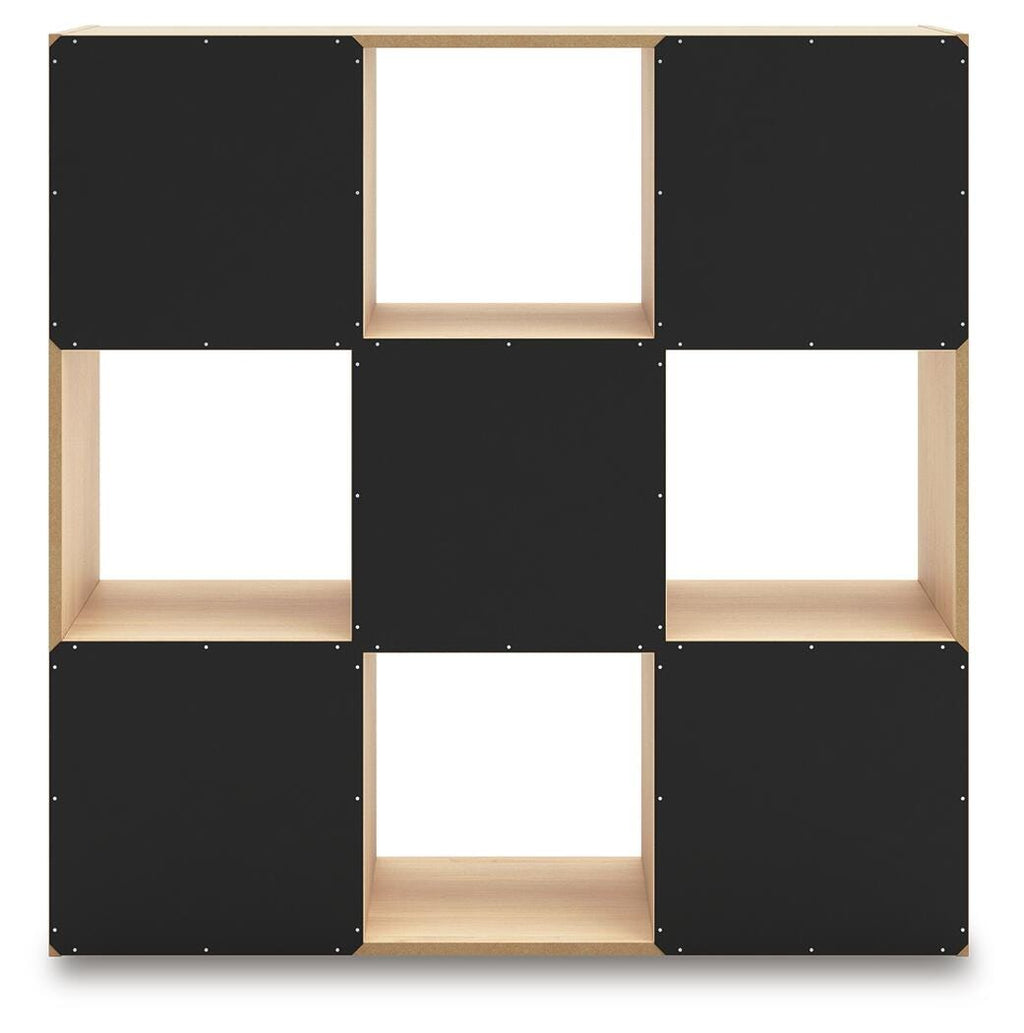Piperton Nine Cube Organizer in Tan, back view