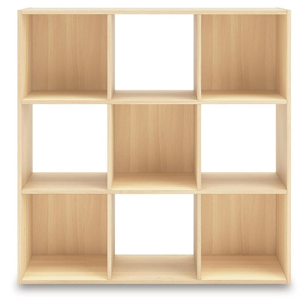 Piperton Nine Cube Organizer in Tan, front view
