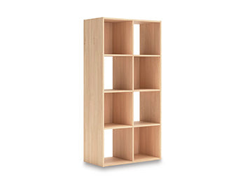 Piperton Eight Cube Organizer in Tan, angle view