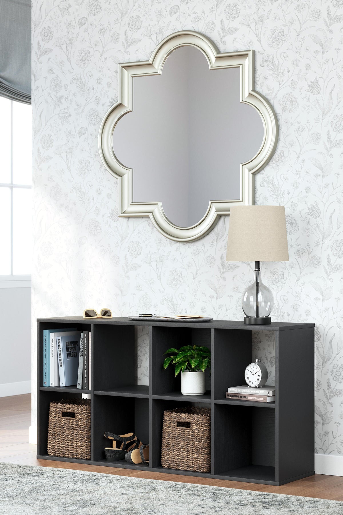 Langdrew Eight Cube Organizer in Black, alternate view 3