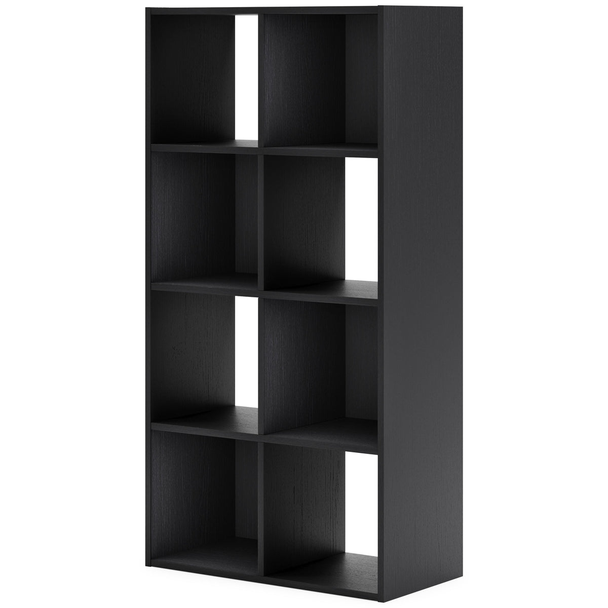 Langdrew Eight Cube Organizer in Black, angle view