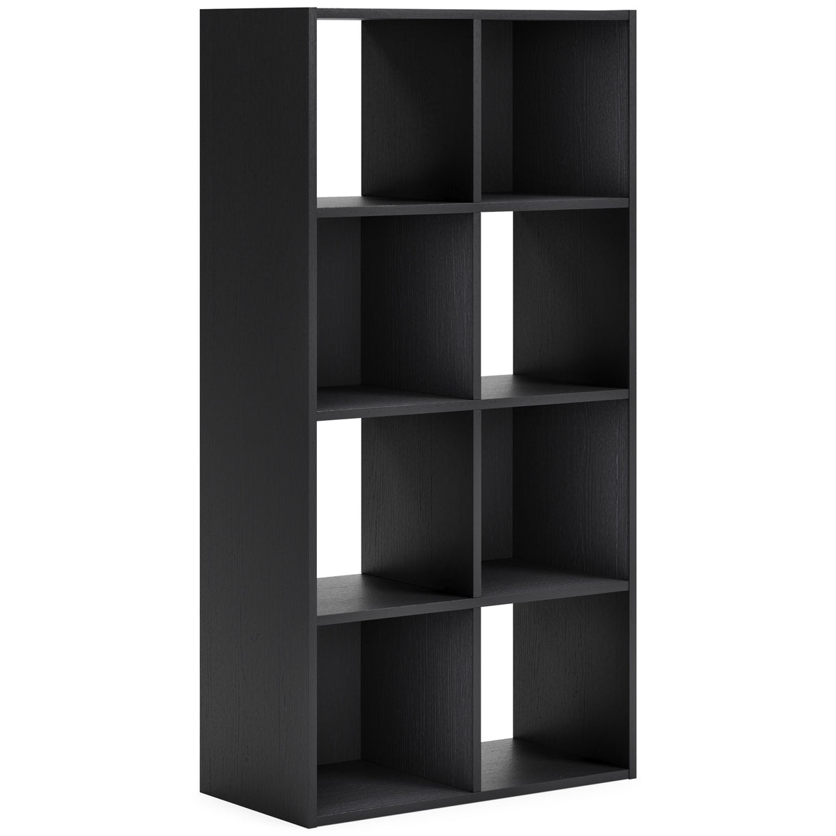 Langdrew Eight Cube Organizer in Black, angle view