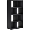 Langdrew Eight Cube Organizer in Black, angle view