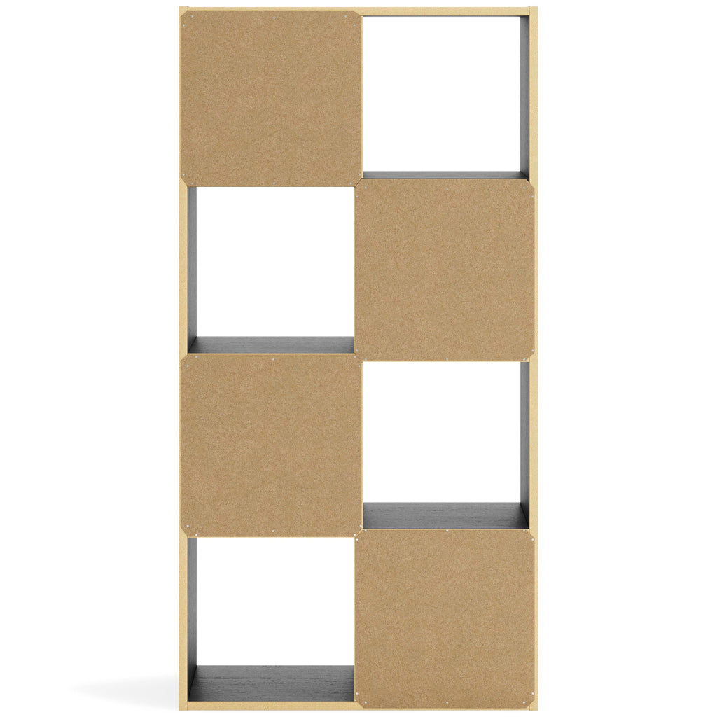 Langdrew Eight Cube Organizer in Black, back view