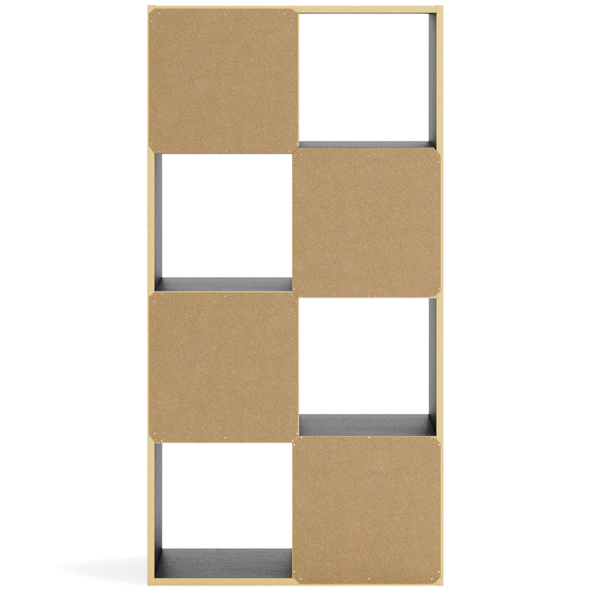 Langdrew Eight Cube Organizer in Black, back view