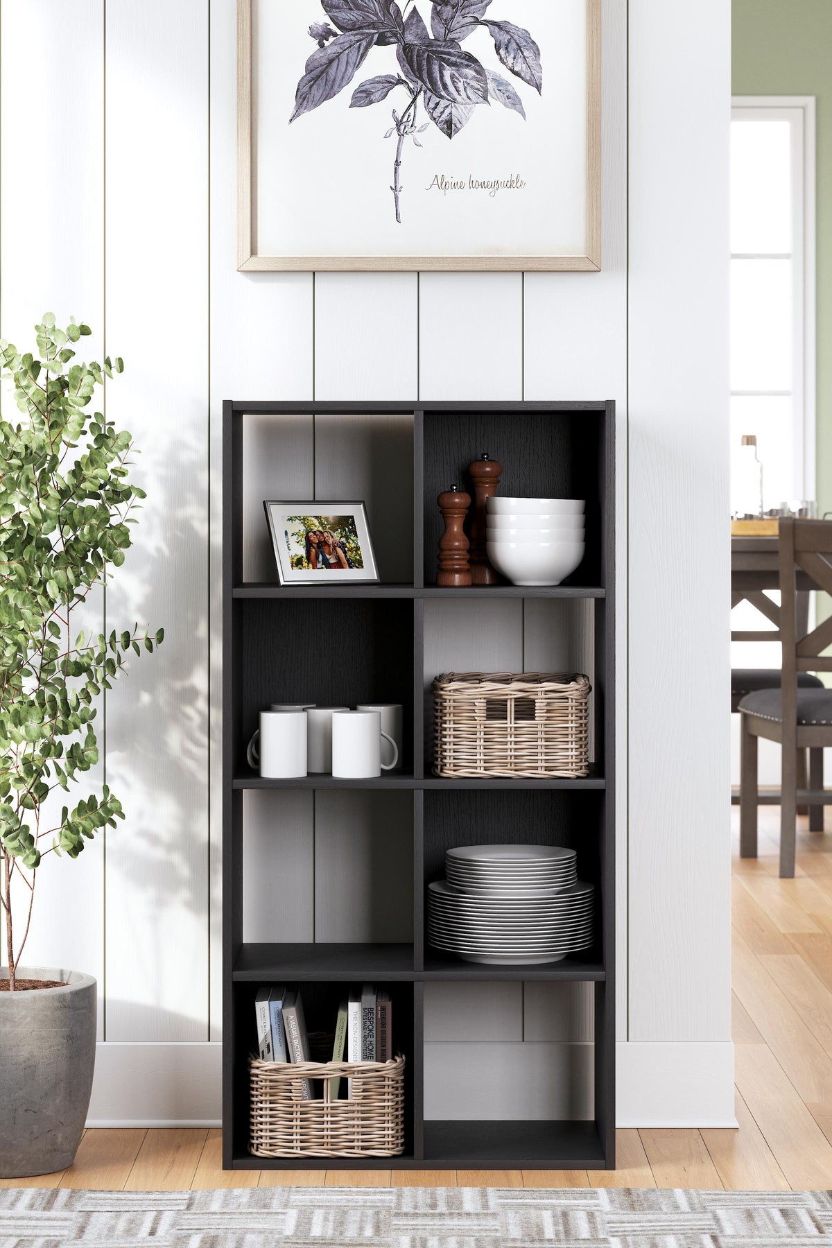 Langdrew Eight Cube Organizer in Black, alternate view 9