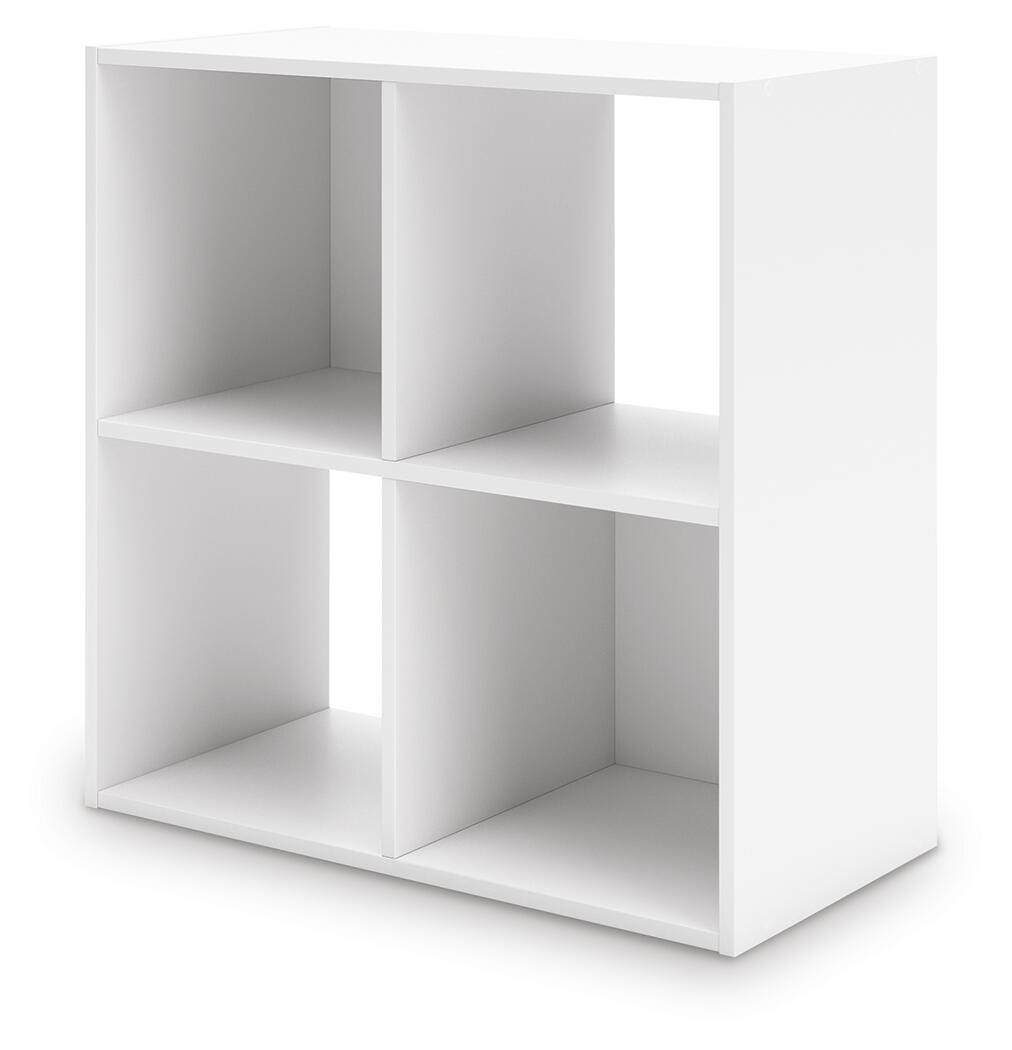 Onita Four Cube Organizer in White, angle view