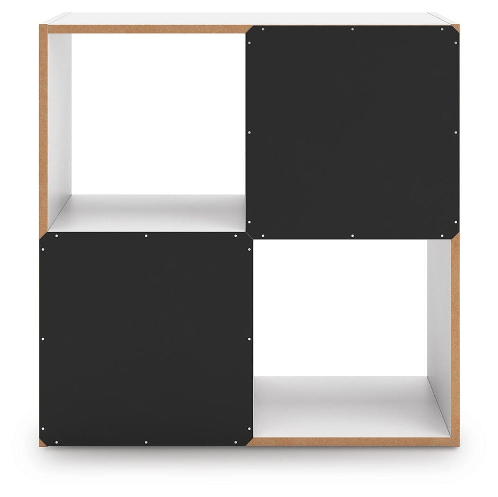 Onita Four Cube Organizer in White, back view