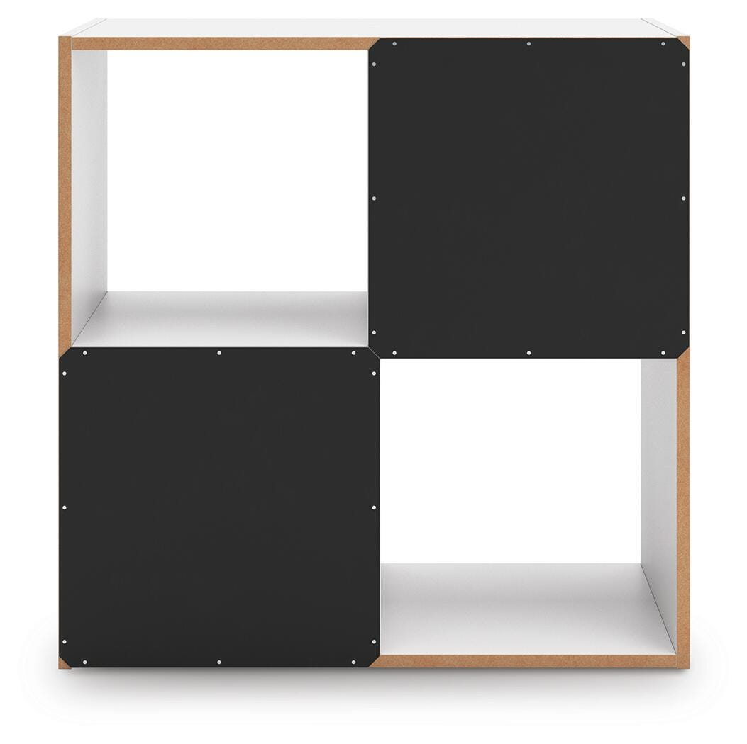 Onita Four Cube Organizer in White, back view