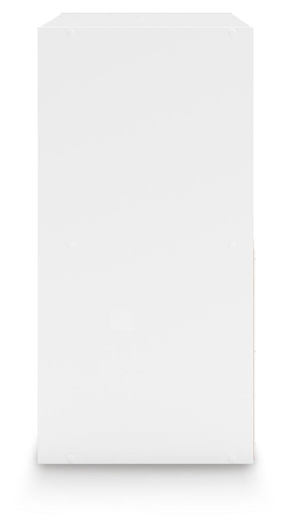 Onita Four Cube Organizer in White, alternate side view