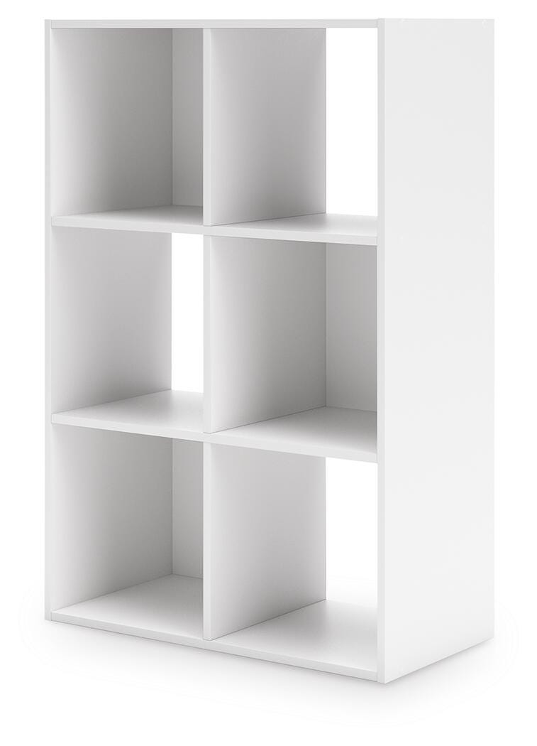 Onita Six Cube Organizer in White, angle view
