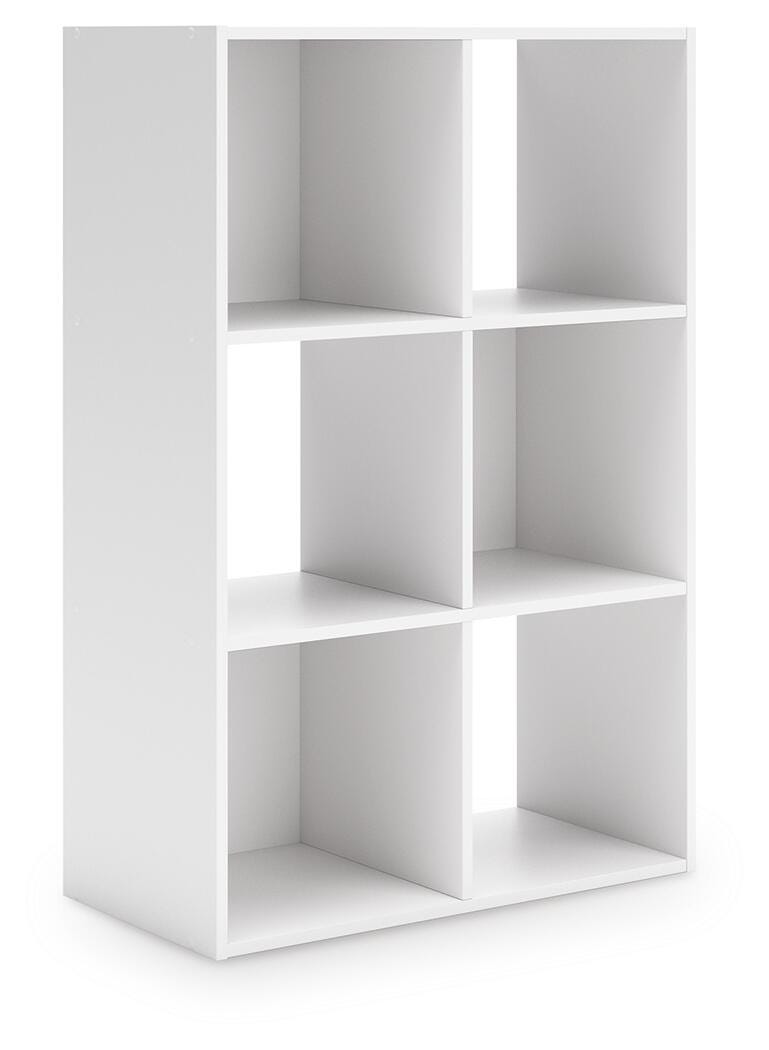Onita Six Cube Organizer in White, angle view