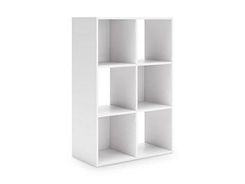Onita Six Cube Organizer in White, angle view