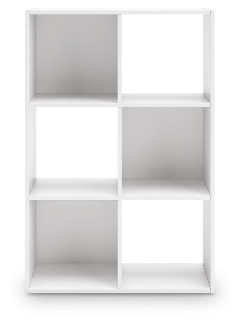Onita Six Cube Organizer in White, front view