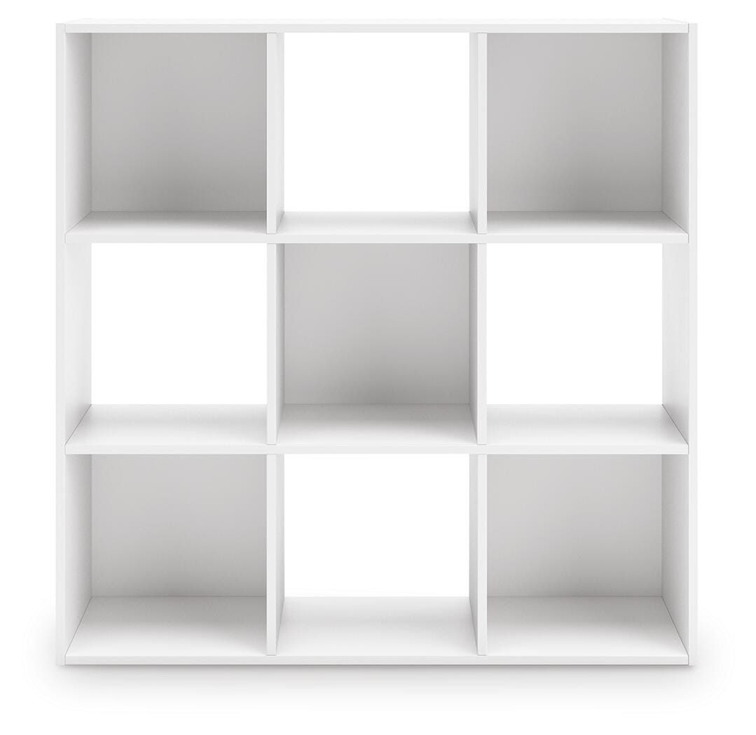 Onita Nine Cube Organizer in White, front view