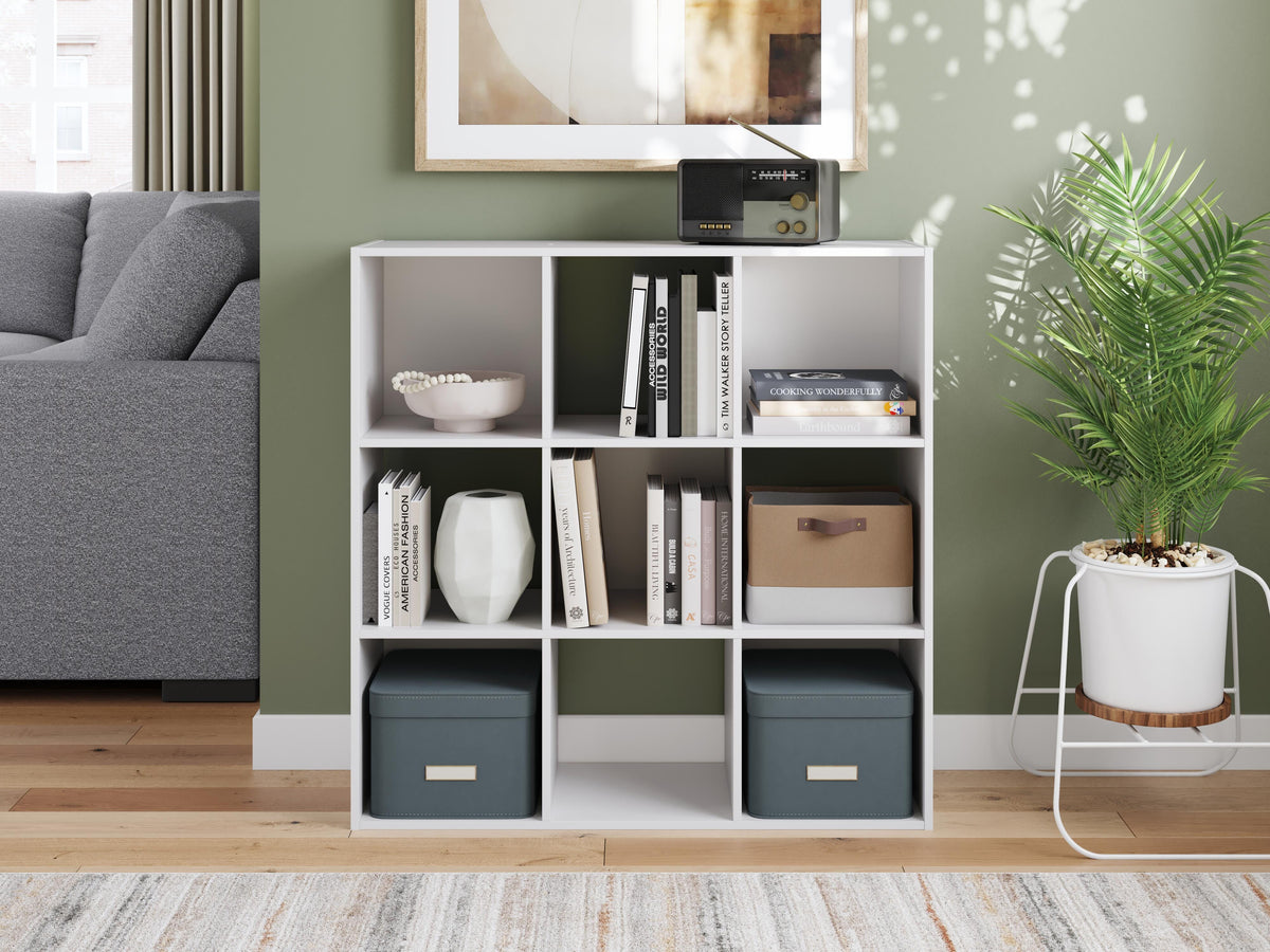 Onita Nine Cube Organizer in White, alternate view 3