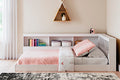 Piperton Full Bookcase Storage Bed in White
