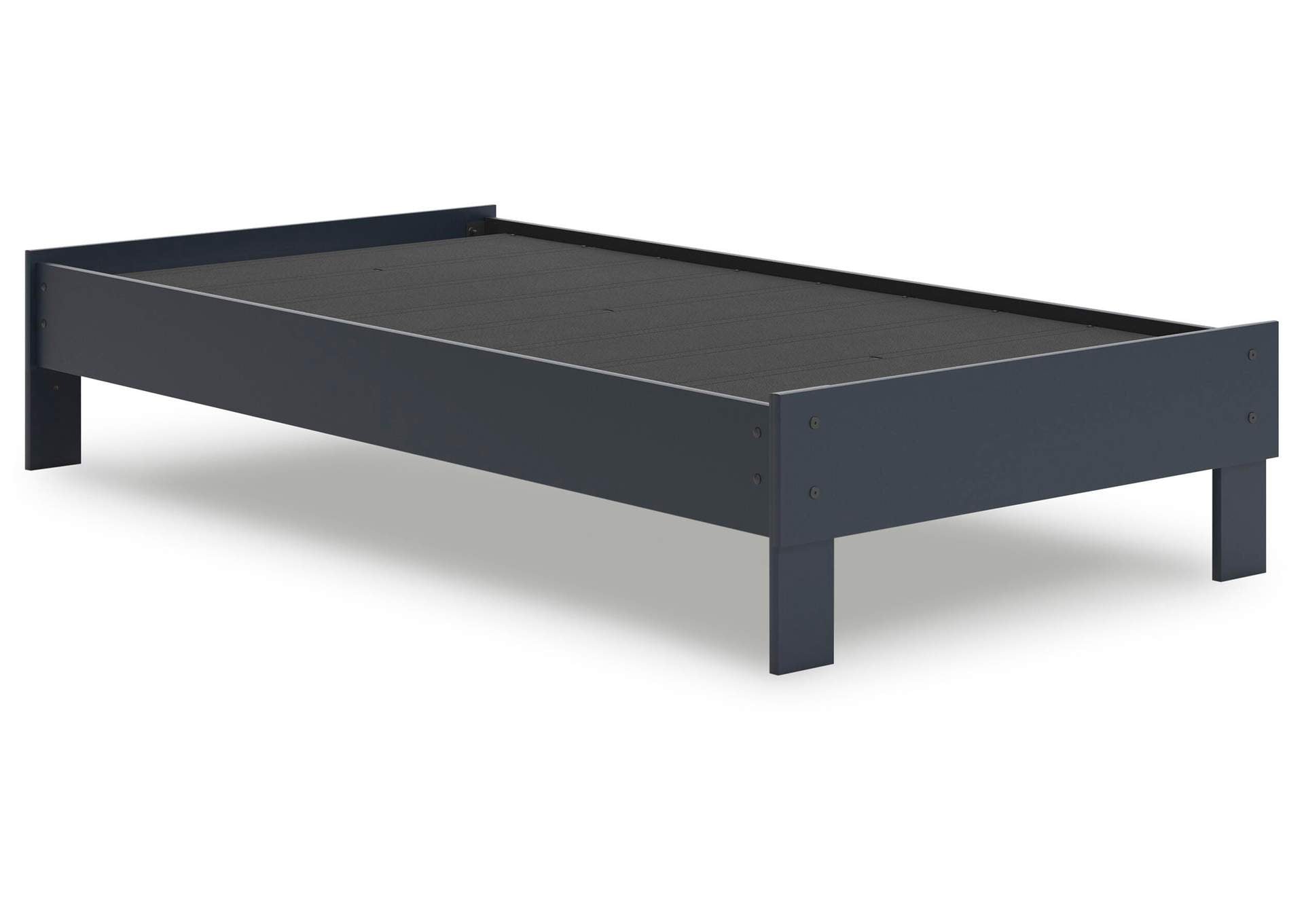 Simmenfort Twin Platform Bed, Dresser and 2 Nightstands angled view