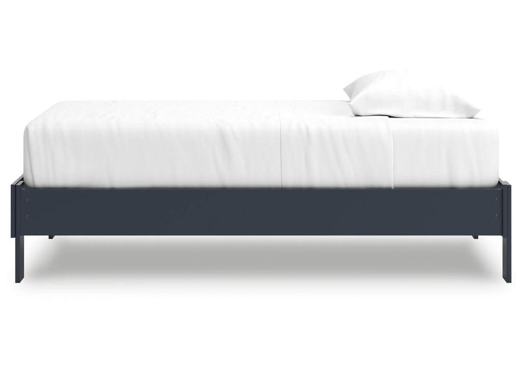 Simmenfort Twin Platform Bed and Dresser side view