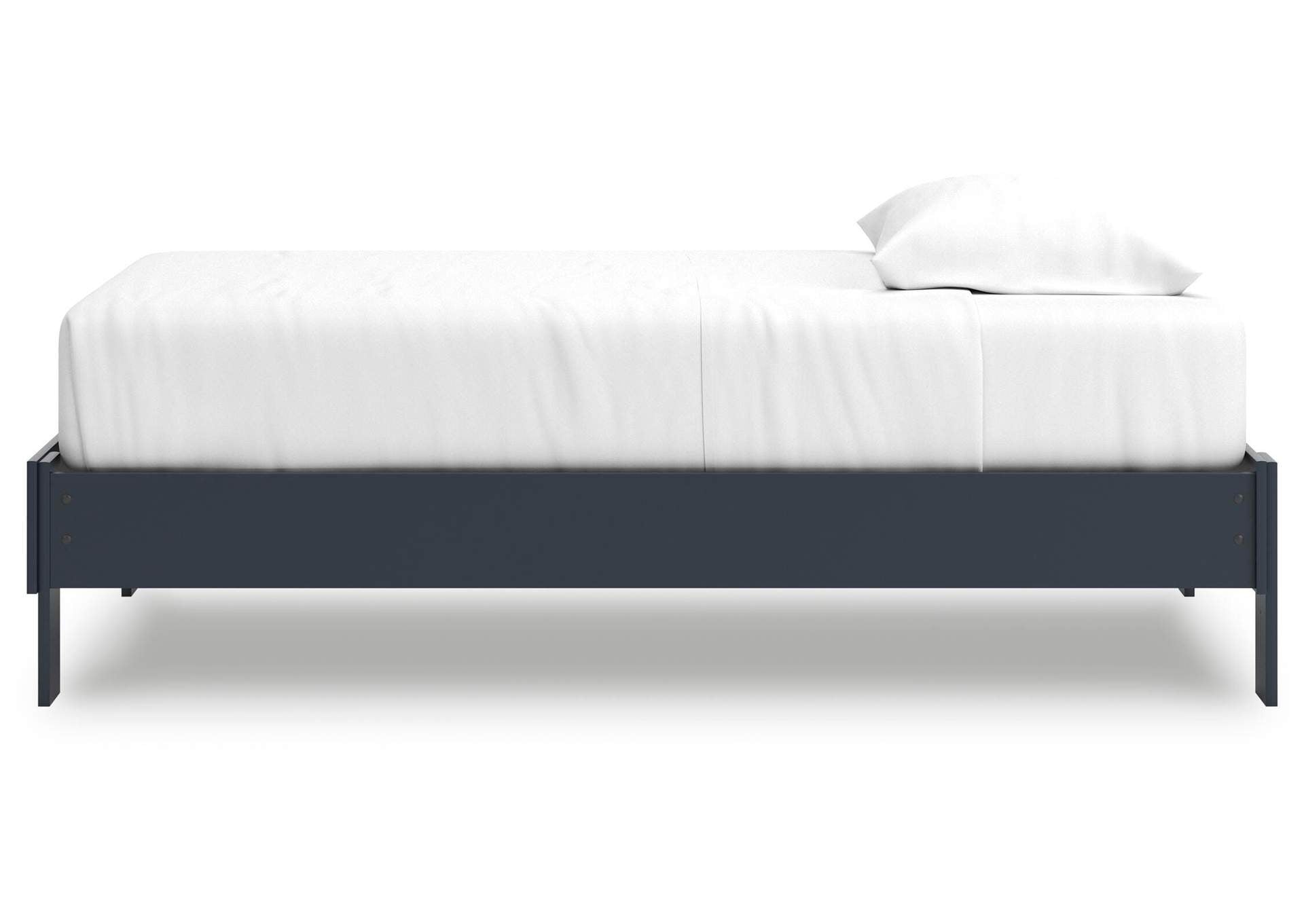 Simmenfort Twin Platform Bed, Dresser and Nightstand side view
