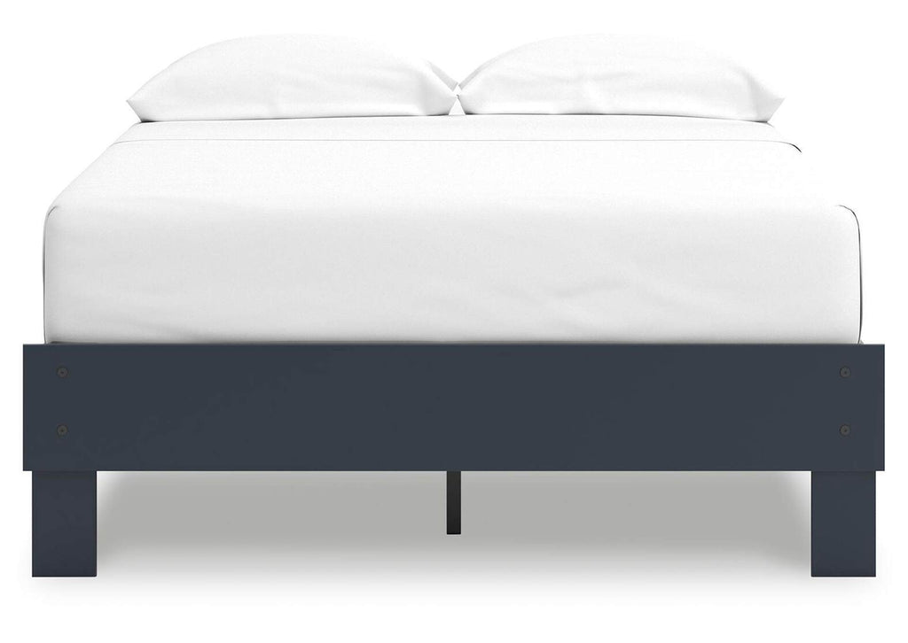 Simmenfort Full Platform Bed, Dresser, Chest and 2 Nightstands front view