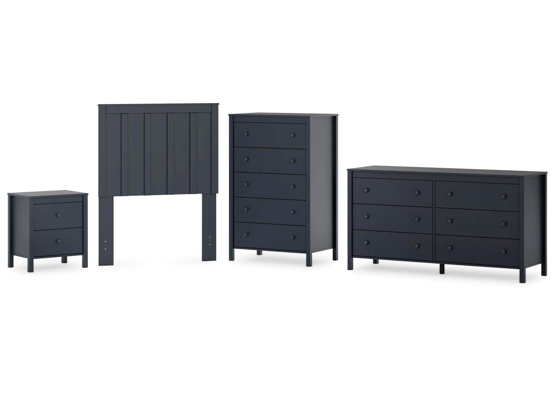 Simmenfort Twin Panel Headboard, Dresser, Chest and Nightstand