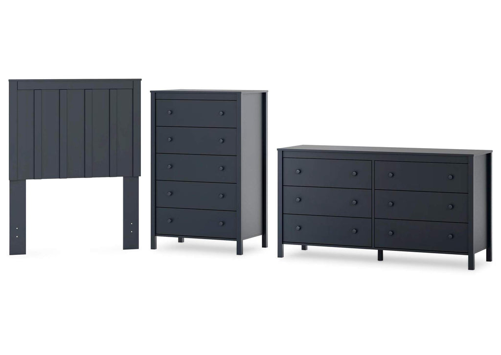 Simmenfort Twin Panel Headboard, Dresser and Chest